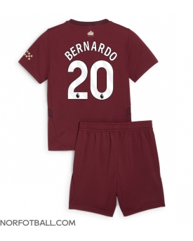 Billige Fotballdrakt Manchester City Bernardo Silva #20 Replika Tredjedraktsett Barn 2024-25 Kortermet (med bukser)